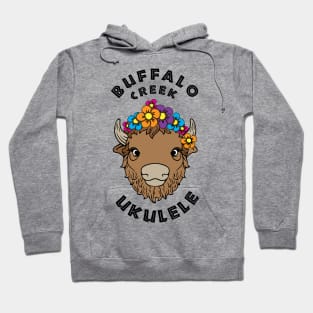 Buffalo Creek Ukulele T-Shirt_Black Text Hoodie